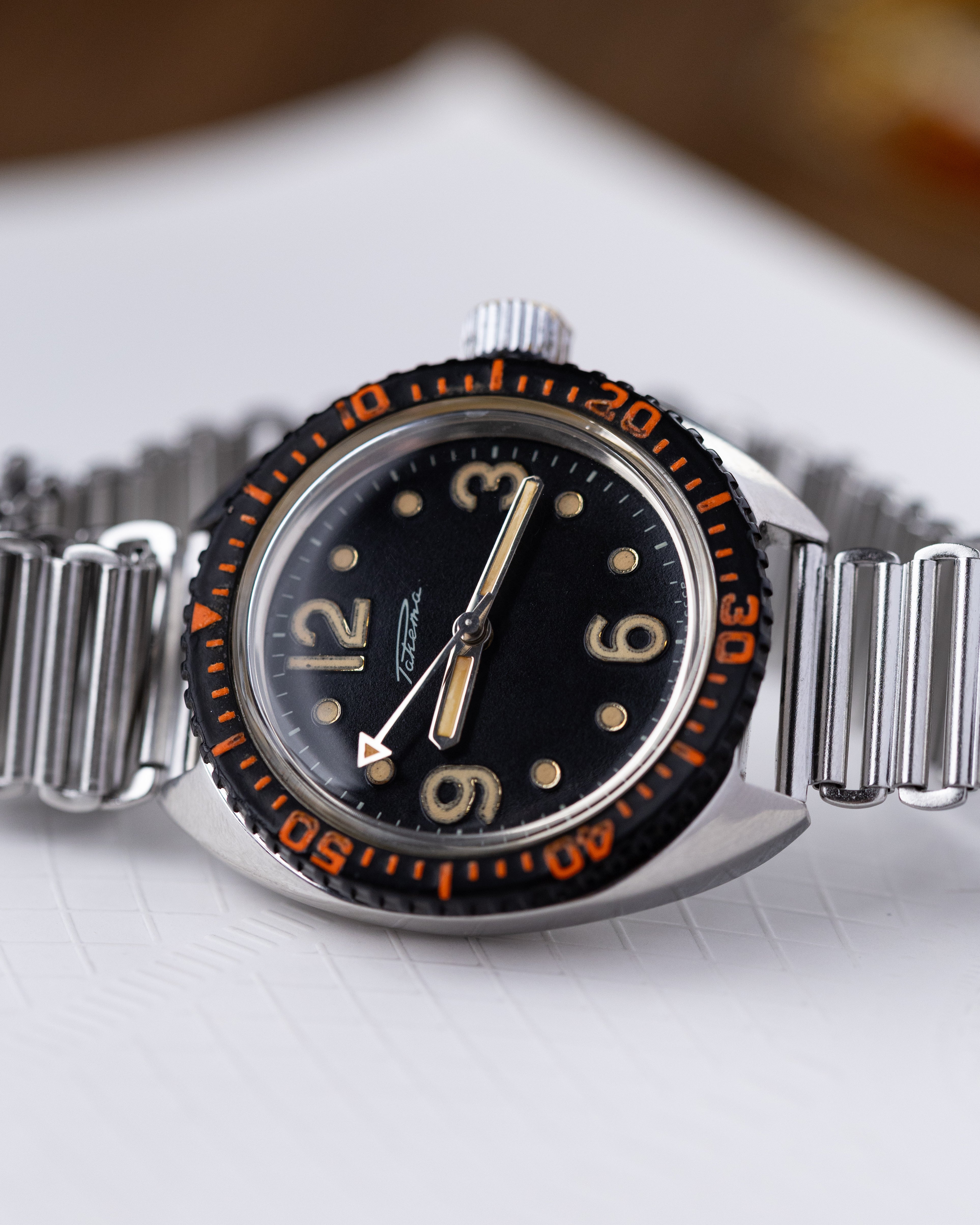 Vintage Rare Soviet Raketa Amphibia Diver's Watch, Cal. 2609, Made