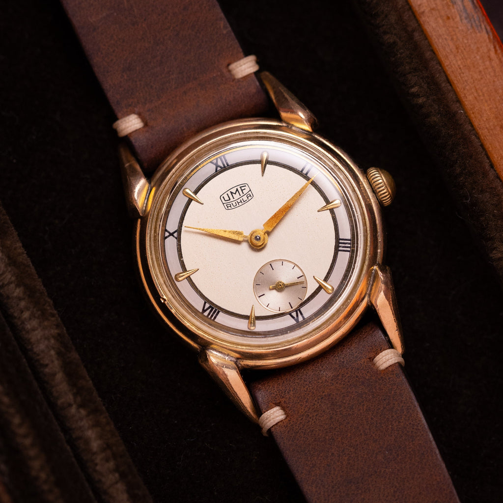 Vintage Rare UMF Ruhla Art Deco Watch from 1950's - VintageDuMarko