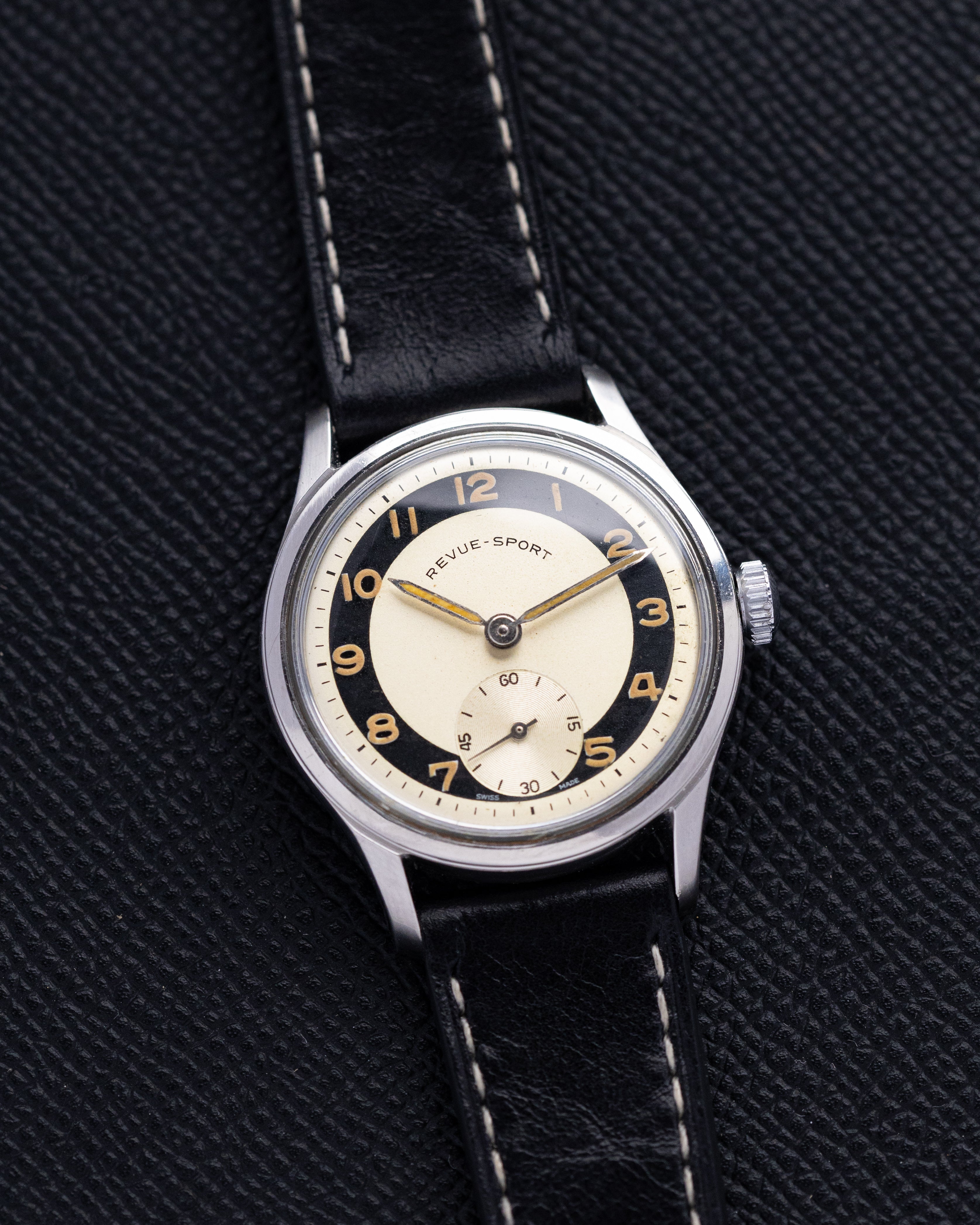 Vintage Revue - Sport, Bullseye Two - Tone Dial, Swiss watch, Mechanical Movement from 1950's - DuMarko