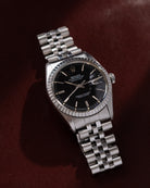 Vintage Rolex Datejust 36, Ref. 16030, Black Dial, Engine-Turned Bezel, Original Jubilee Bracelet, Circa 1978 - DuMarko