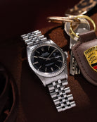 Vintage Rolex Datejust 36, Ref. 16030, Black Dial, Engine-Turned Bezel, Original Jubilee Bracelet, Circa 1978 - DuMarko