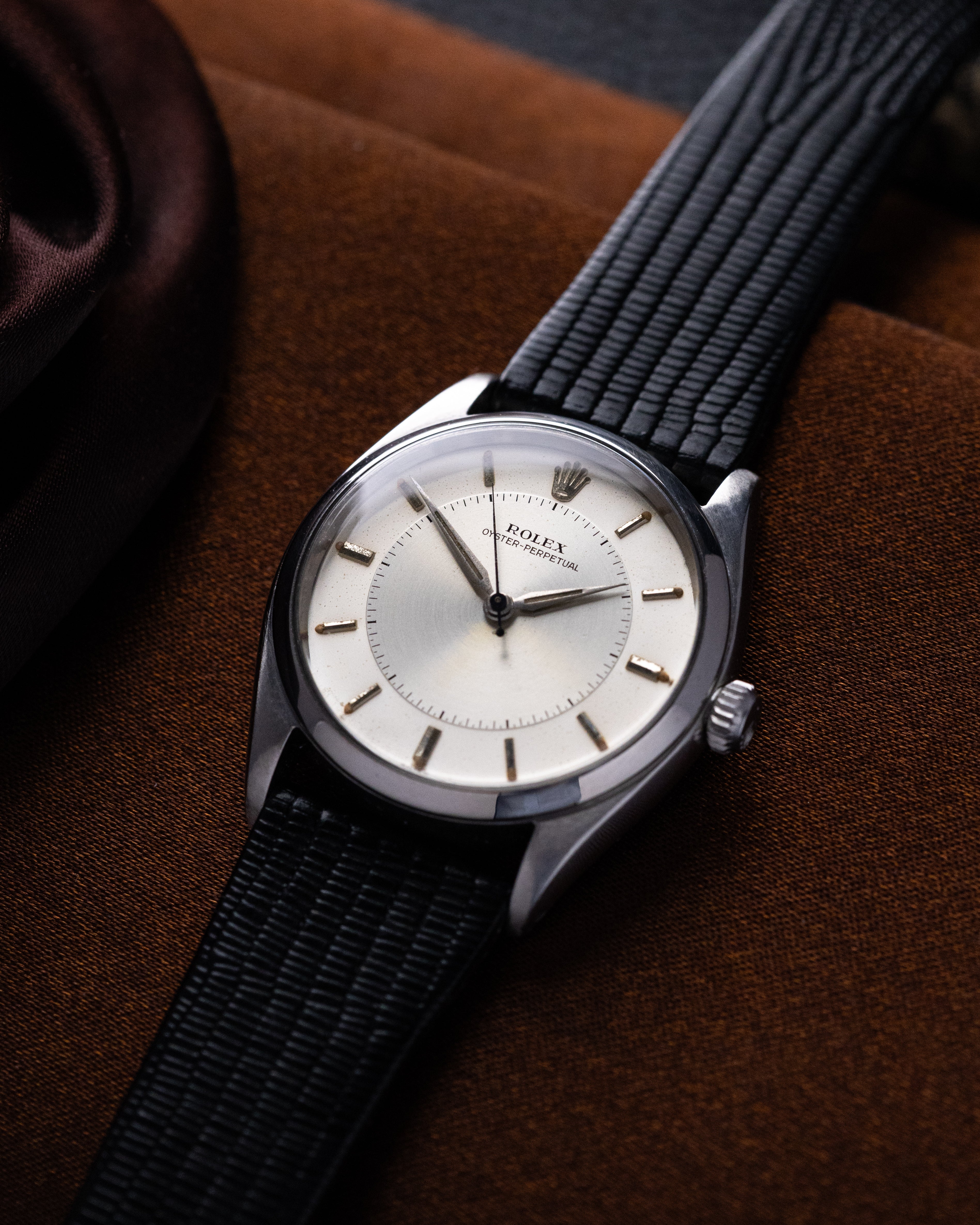 Vintage Rolex Oyster Perpetual, Rare Two - Tone Dial, Ref. 6565/6552, Vintage Swiss Watch Circa 1959 - DuMarko