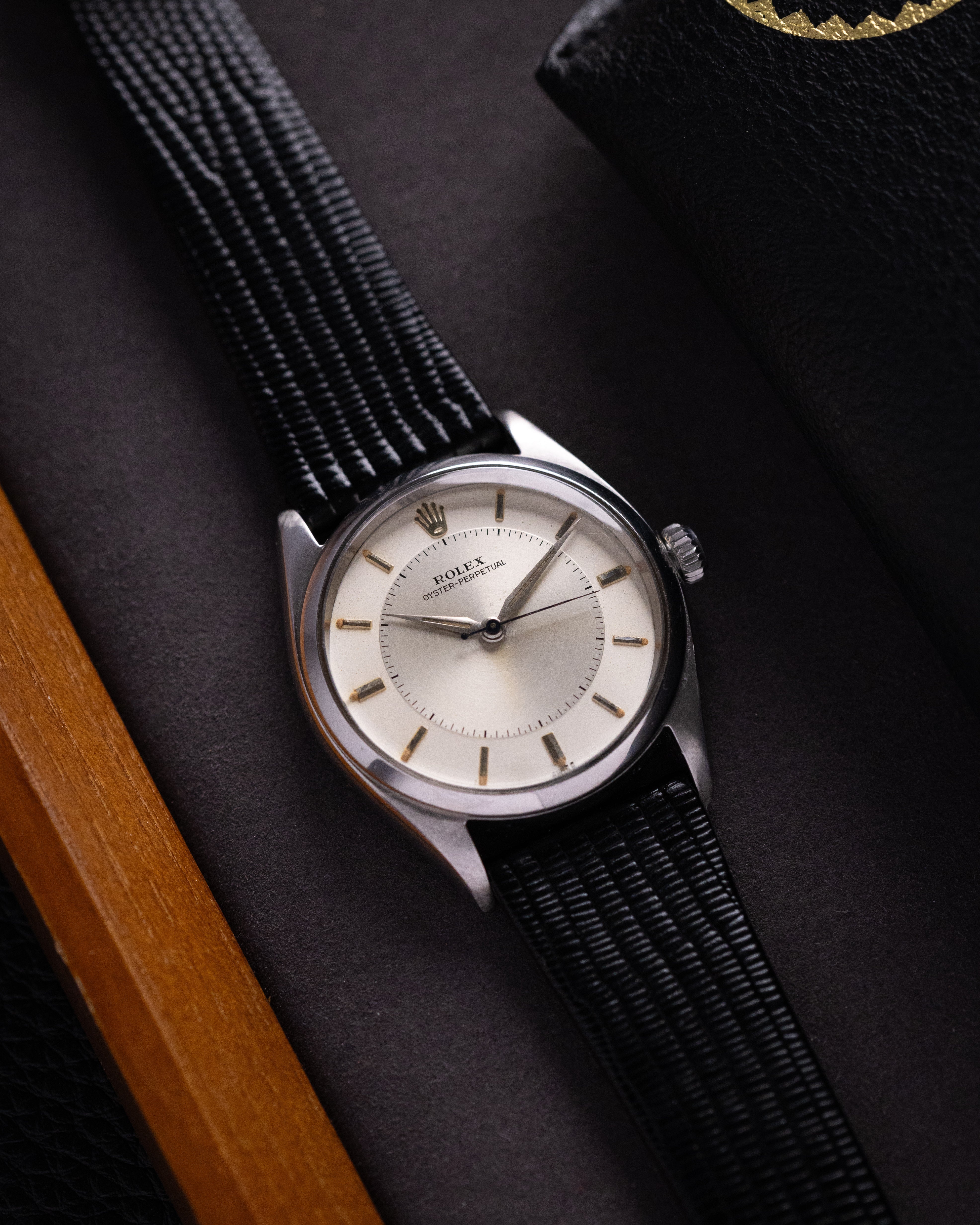 Vintage Rolex Oyster Perpetual, Rare Two - Tone Dial, Ref. 6565/6552, Vintage Swiss Watch Circa 1959 - DuMarko