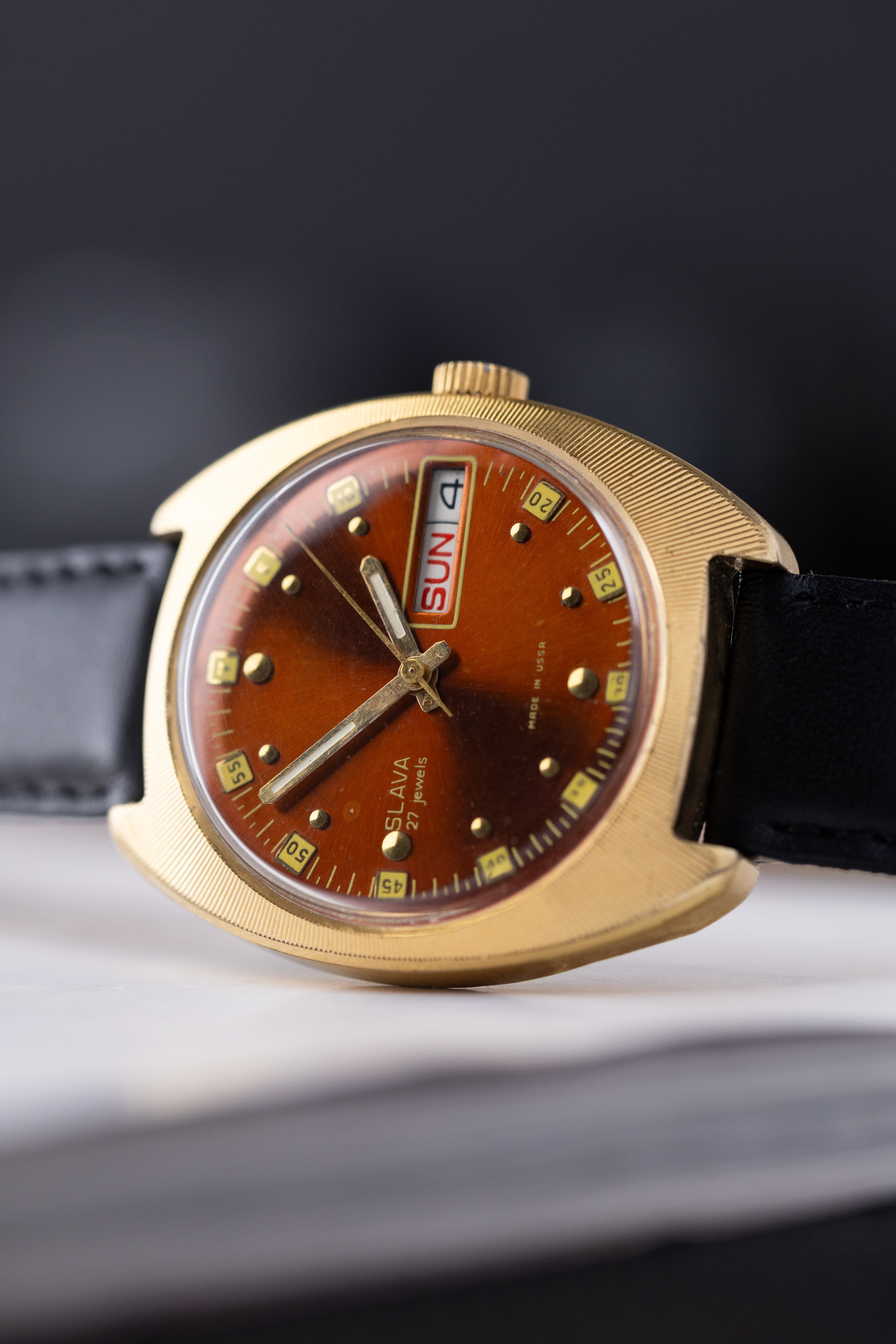 Vintage Slava Automatic, Day/date, Made in USSR - DuMarko