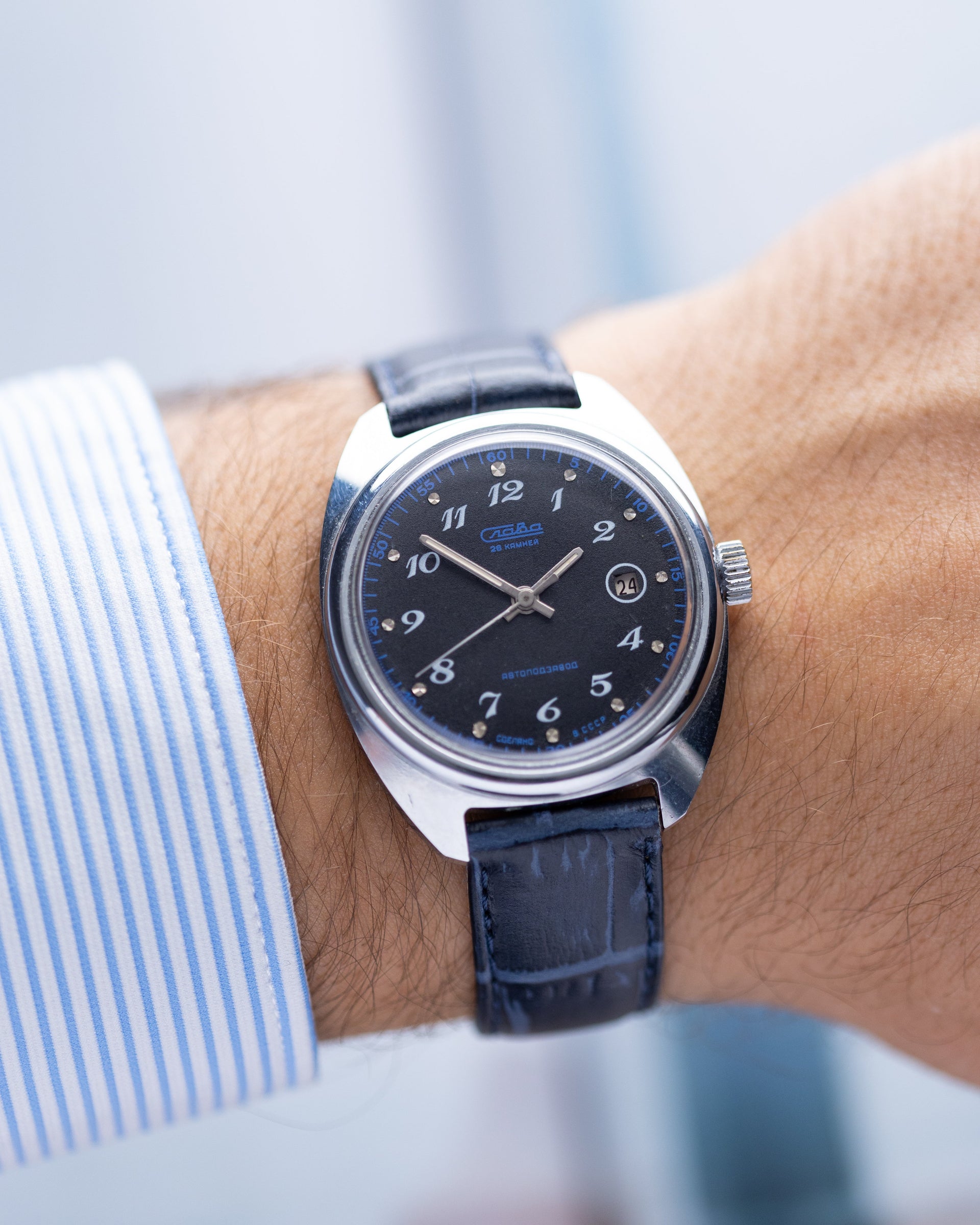 Montre automatique vintage Slava, fabriquée en URSS – DuMarko