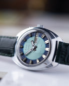 Vintage Slava, Two tone teal dial, Made in USSR - DuMarko