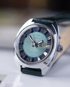 Vintage Slava, Two tone teal dial, Made in USSR - DuMarko