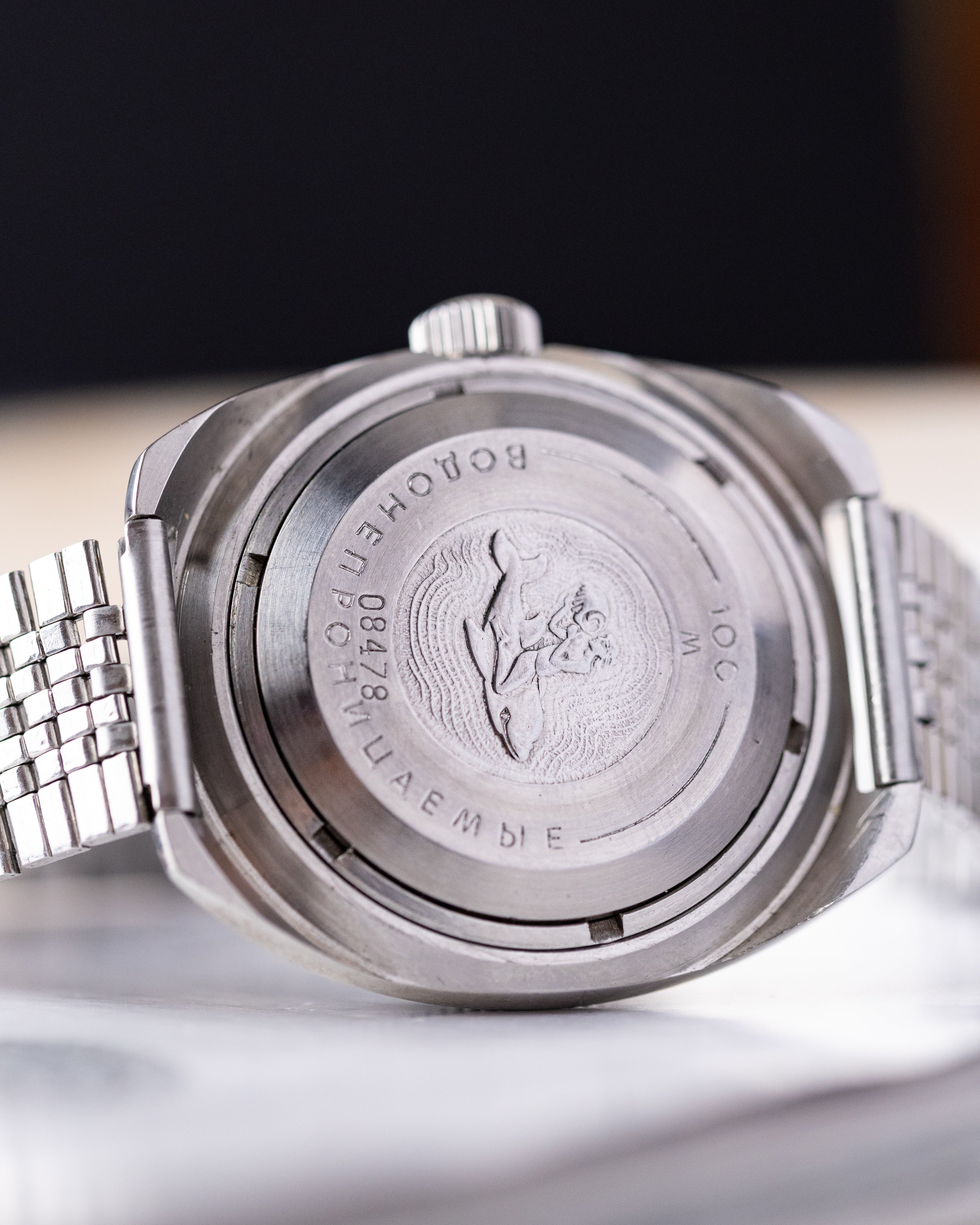 Poljot ポレオットアンフィビア VERY RARE Poljot amphibia USSR men's automatic wristwatch