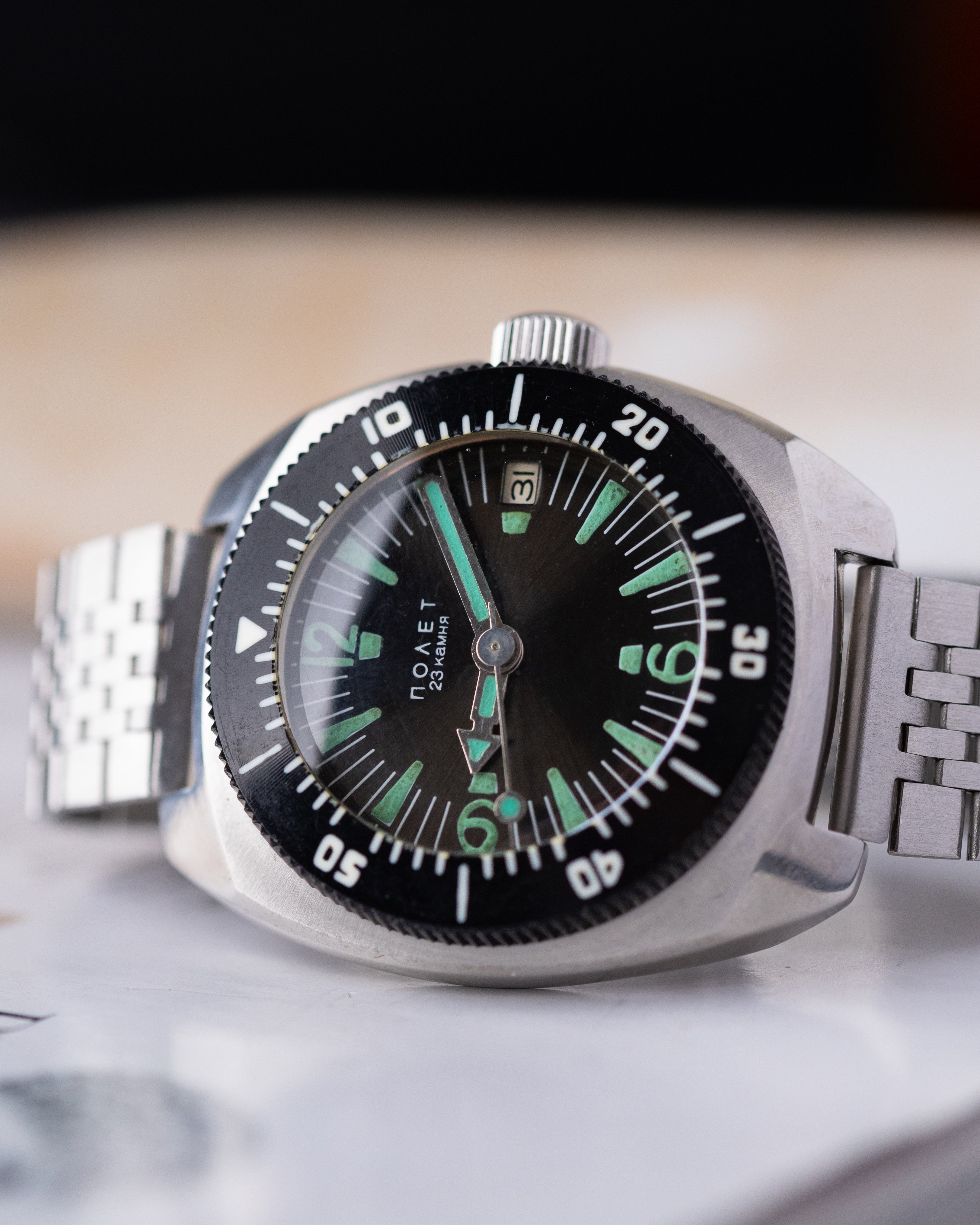 Poljot ポレオットアンフィビア Vintage Soviet Diver's Watch Poljot Amphibia, Cal. 2616.2H