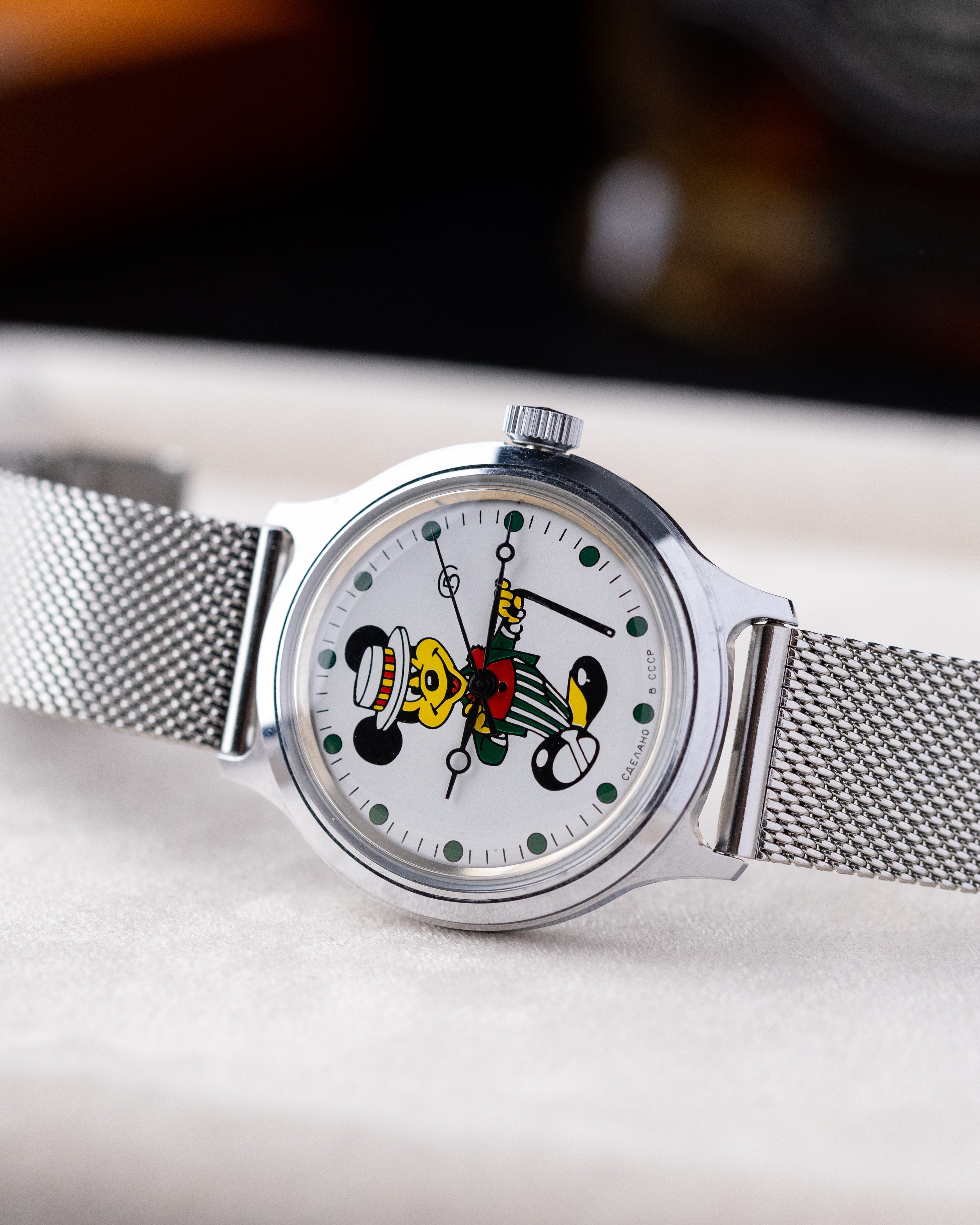 Vintage Soviet Mickey Mouse Watch for Collection from 1970's - DuMarko