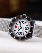 Vintage Soviet Raketa Big Zero, Red Star, Quartz watch, Made in USSR from 1980s - DuMarko