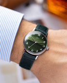 Vintage Soviet Watch "Luch" Unique green dial, Extra slim - DuMarko