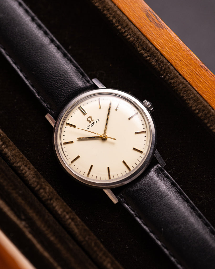 Vintage Swiss Omega Genève Dress Watch Cal.601 from 1960s - VintageDuMarko