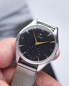 Vintage Swiss Omega Jumbo watch, Black dial, Ref. 2505 - 29 Cal. 265, Swiss Made - DuMarko