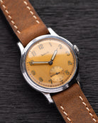 Vintage Swiss Watch Terval, Unique Salmon dial - DuMarko