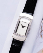 Vintage Tiffany & Co. Ref. 0607, 18K White Gold Case, Diamond Bezel, Swiss Quartz - DuMarko