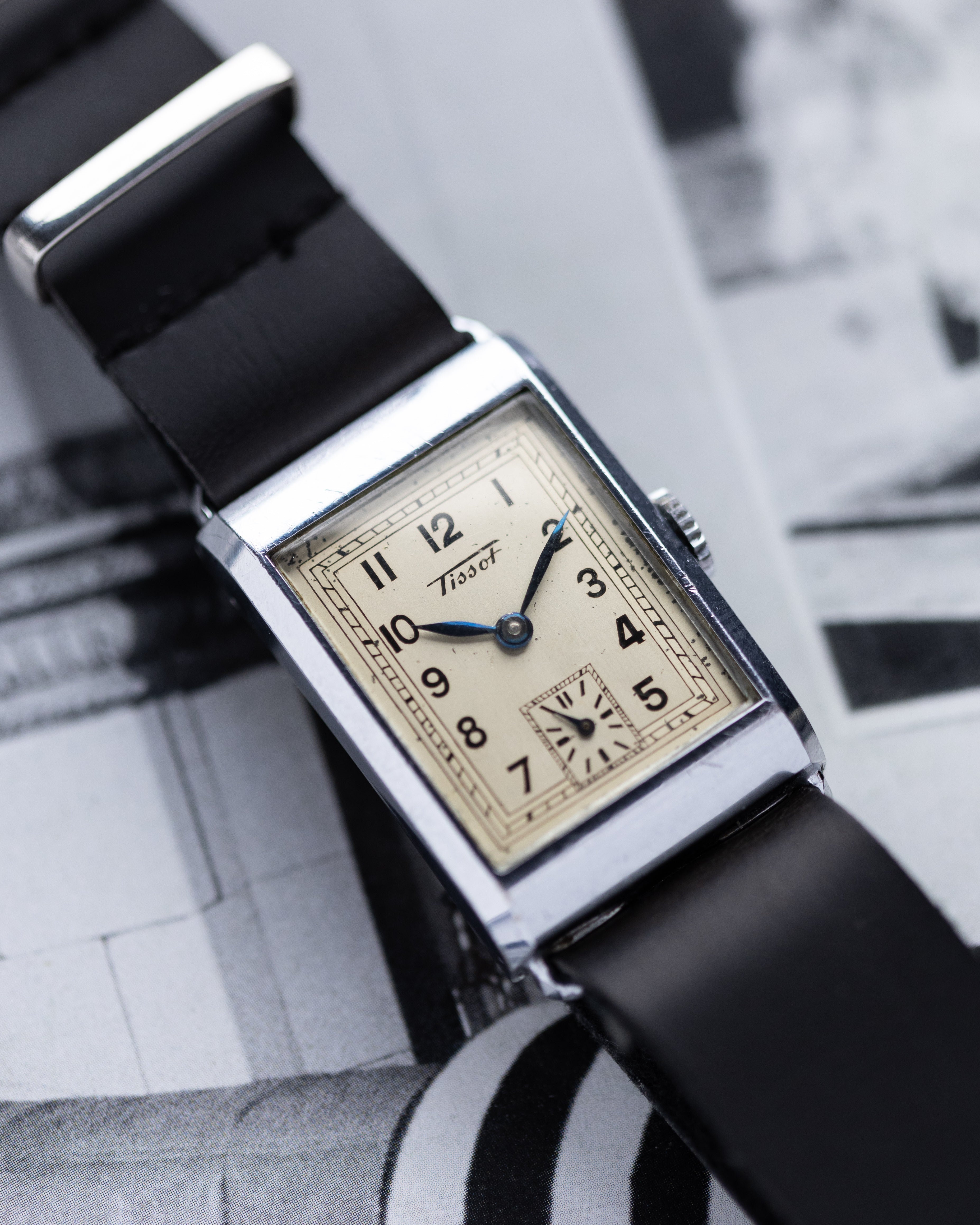 ✨TISSOT✨ティソ✨デイト✨SWISS✨ヴィンテージ✨シルバー✨腕時計✨ Vintage Tissot, Art Deco Tank, Swiss Watch from 1930's – DuMarko