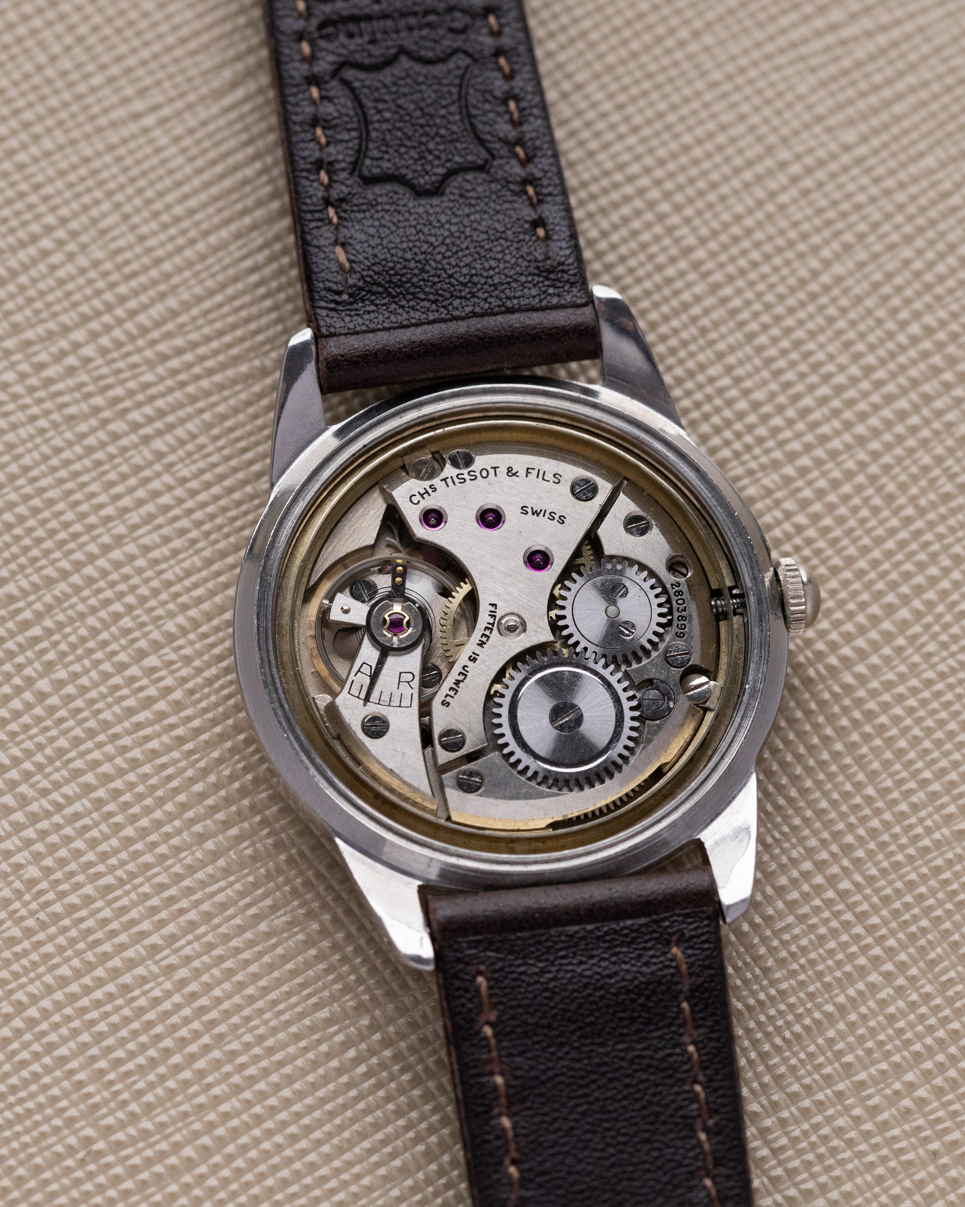 Vintage Tissot Bullseye, Swiss Mechanical Watch, Two - tone dial, Cal. 27 from 1940s - DuMarko