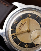 Vintage Tissot Bullseye, Swiss Mechanical Watch, Two - tone dial, Cal. 27 from 1940s - DuMarko