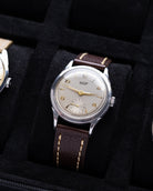 Vintage Tissot Calatrava, Ref. 6702 - 15, Rare silver dial and markers, Cal. 27 with Sub second from 1940's - DuMarko