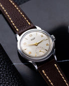 Vintage Tissot Calatrava, Ref. 6702 - 15, Rare silver dial and markers, Cal. 27 with Sub second from 1940's - DuMarko