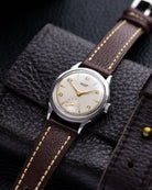 Vintage Tissot Calatrava, Ref. 6702 - 15, Rare silver dial and markers, Cal. 27 with Sub second from 1940's - DuMarko