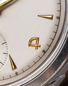 Vintage Tissot Calatrava, Ref. 6702 - 15, Rare silver dial and markers, Cal. 27 with Sub second from 1940's - DuMarko