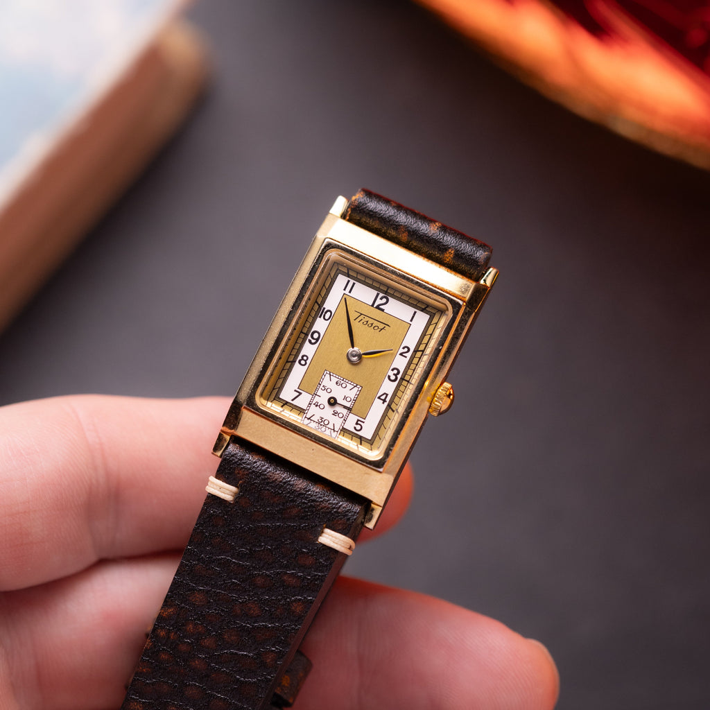 Vintage "Tissot" Heritage, Art Deco Quartz watch from 1990's - VintageDuMarko
