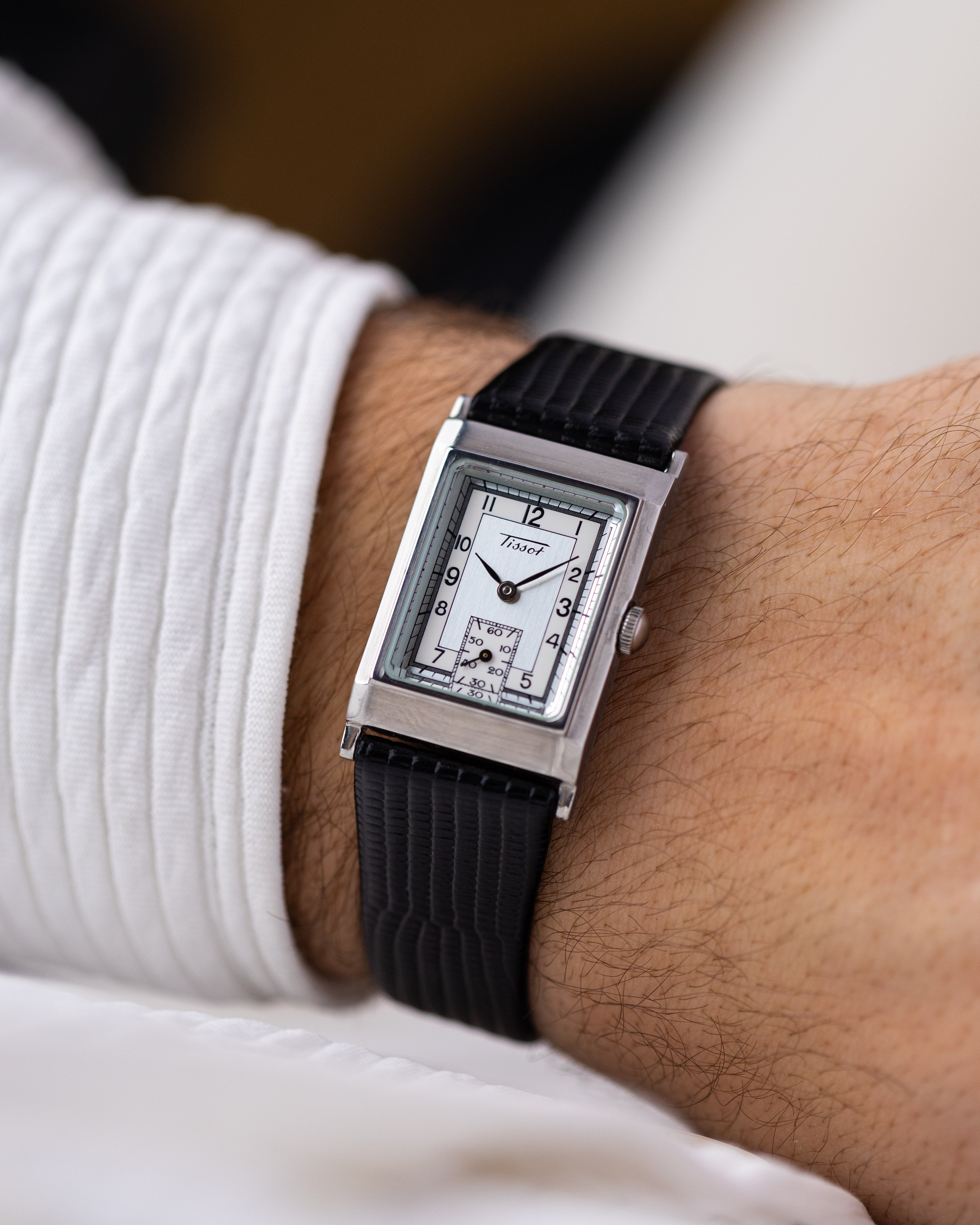 Vintage Tissot Heritage Art Deco Tank, Two - tone dial, Swiss Watch from 1990’s - DuMarko