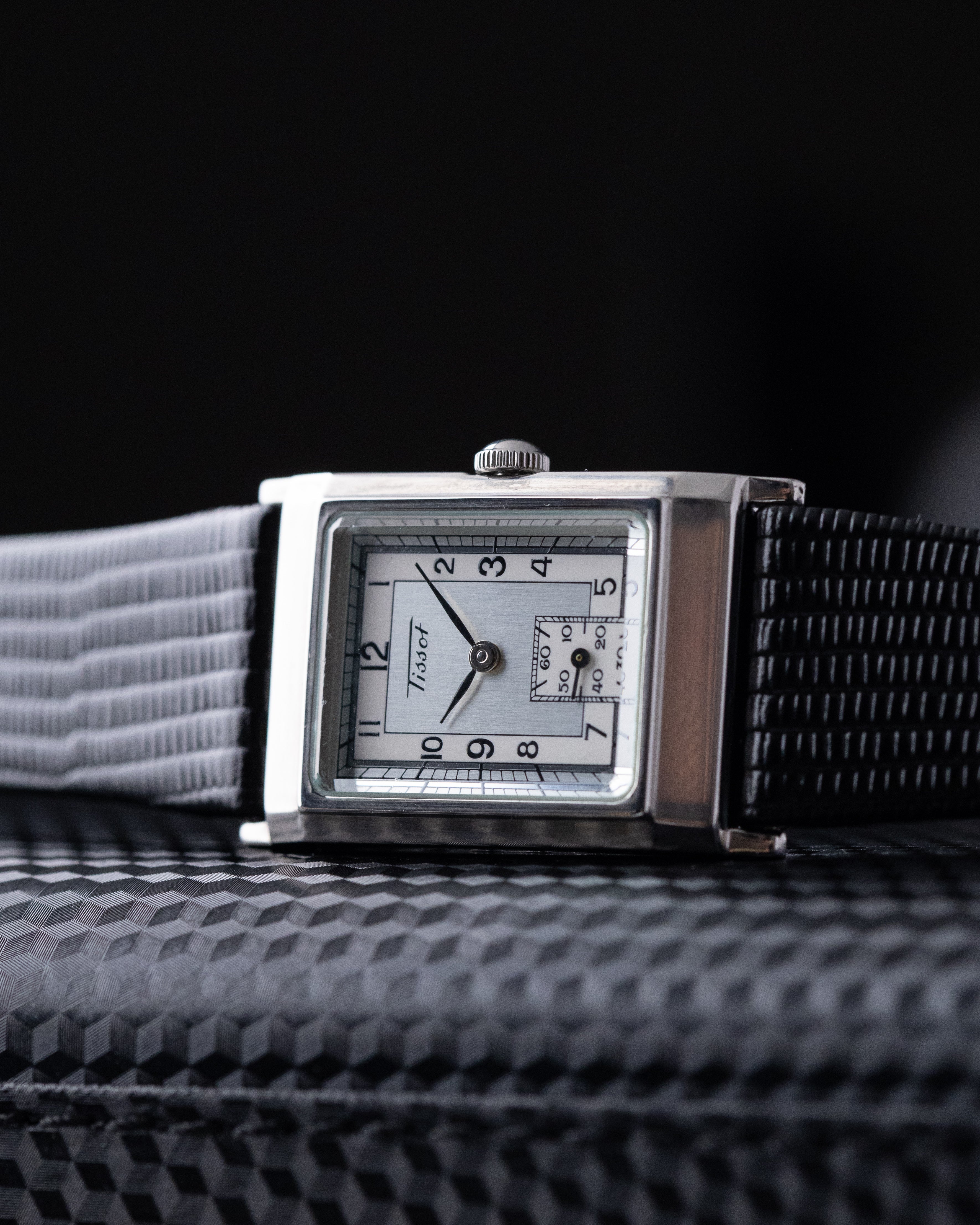 Vintage Tissot Heritage Art Deco Tank Z173, Two-tone dial, Swiss