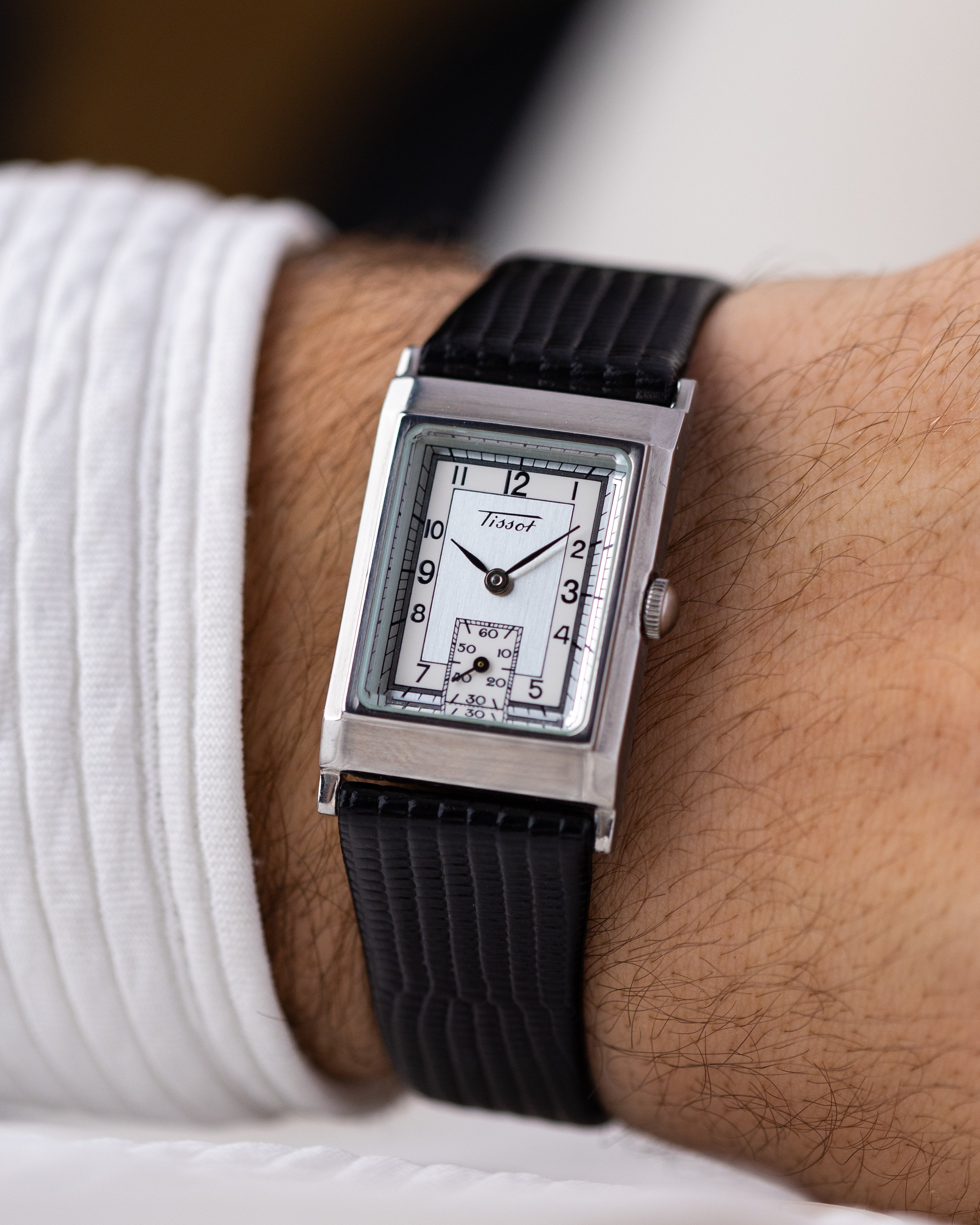 Vintage Tissot Heritage Art Deco Tank, Two - tone dial, Swiss Watch from 1990’s - DuMarko