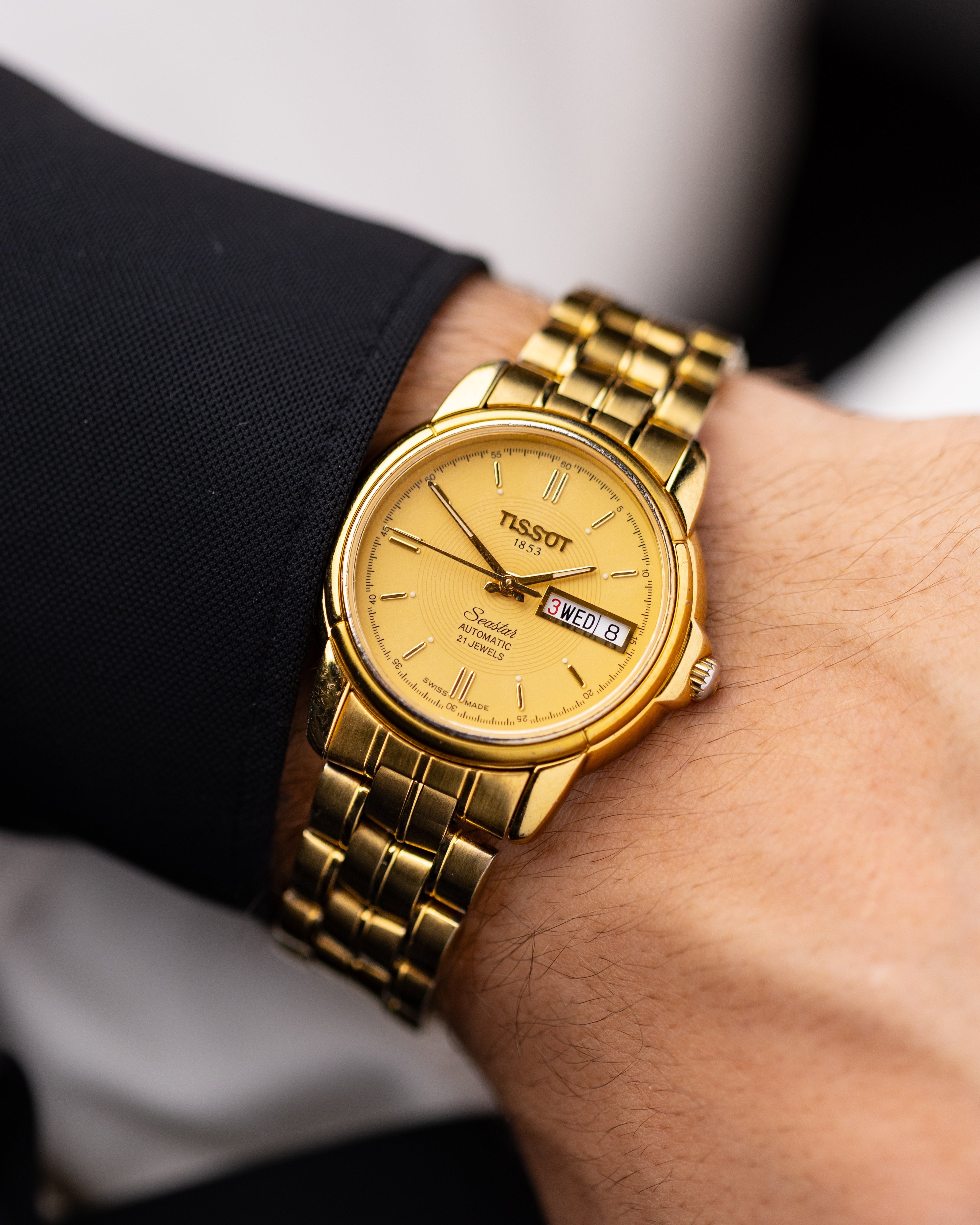 Vintage Tissot Seastar Automatic, Day/date, Original Swiss watch from 1990's - DuMarko
