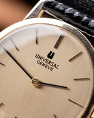 Vintage Universal Genève, Coin - edge case, Ref. 542101, Cal. 1 - 42 from 1970's - DuMarko