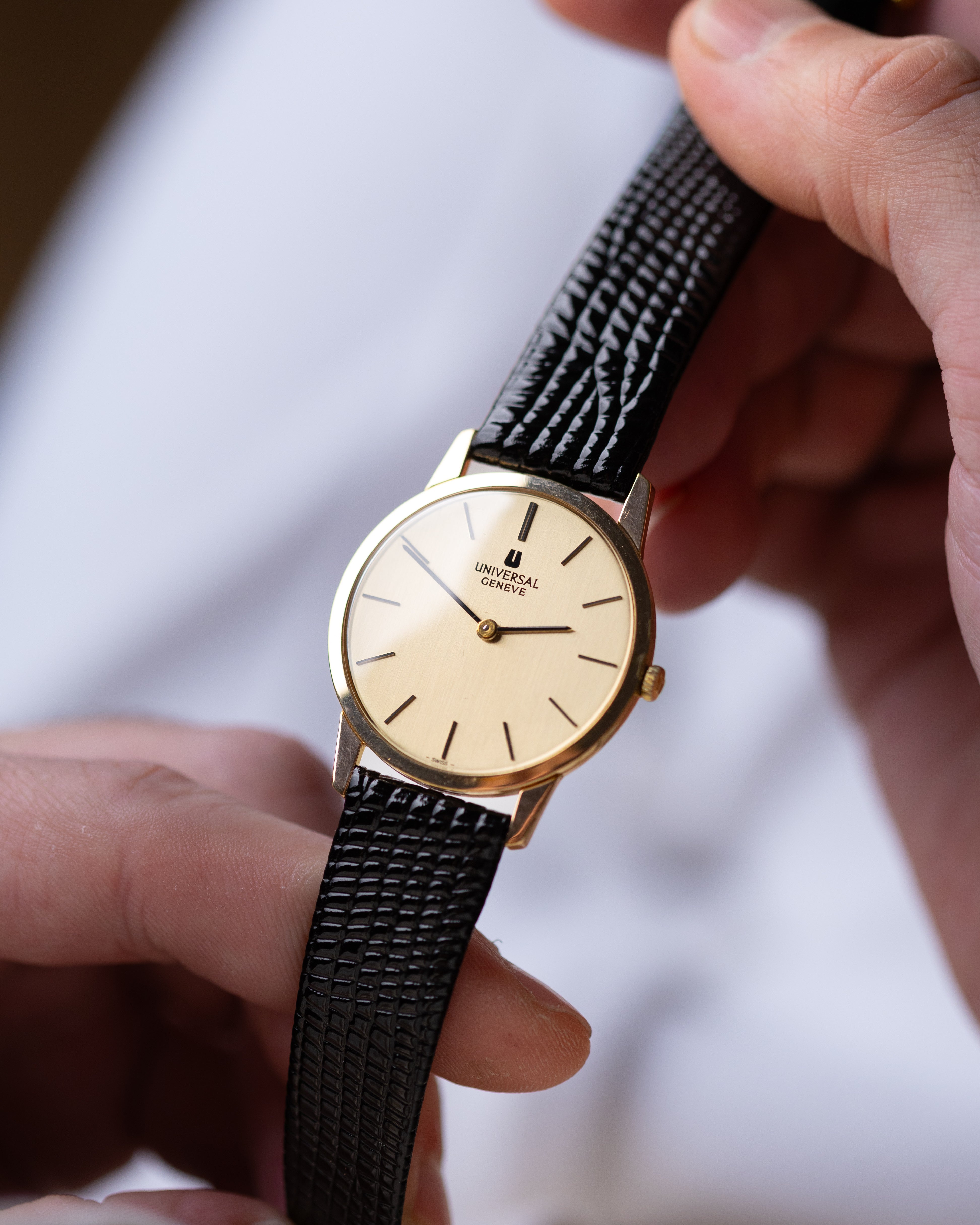 Vintage Universal Genève, Coin - edge case, Ref. 542101, Cal. 1 - 42 from 1970's - DuMarko