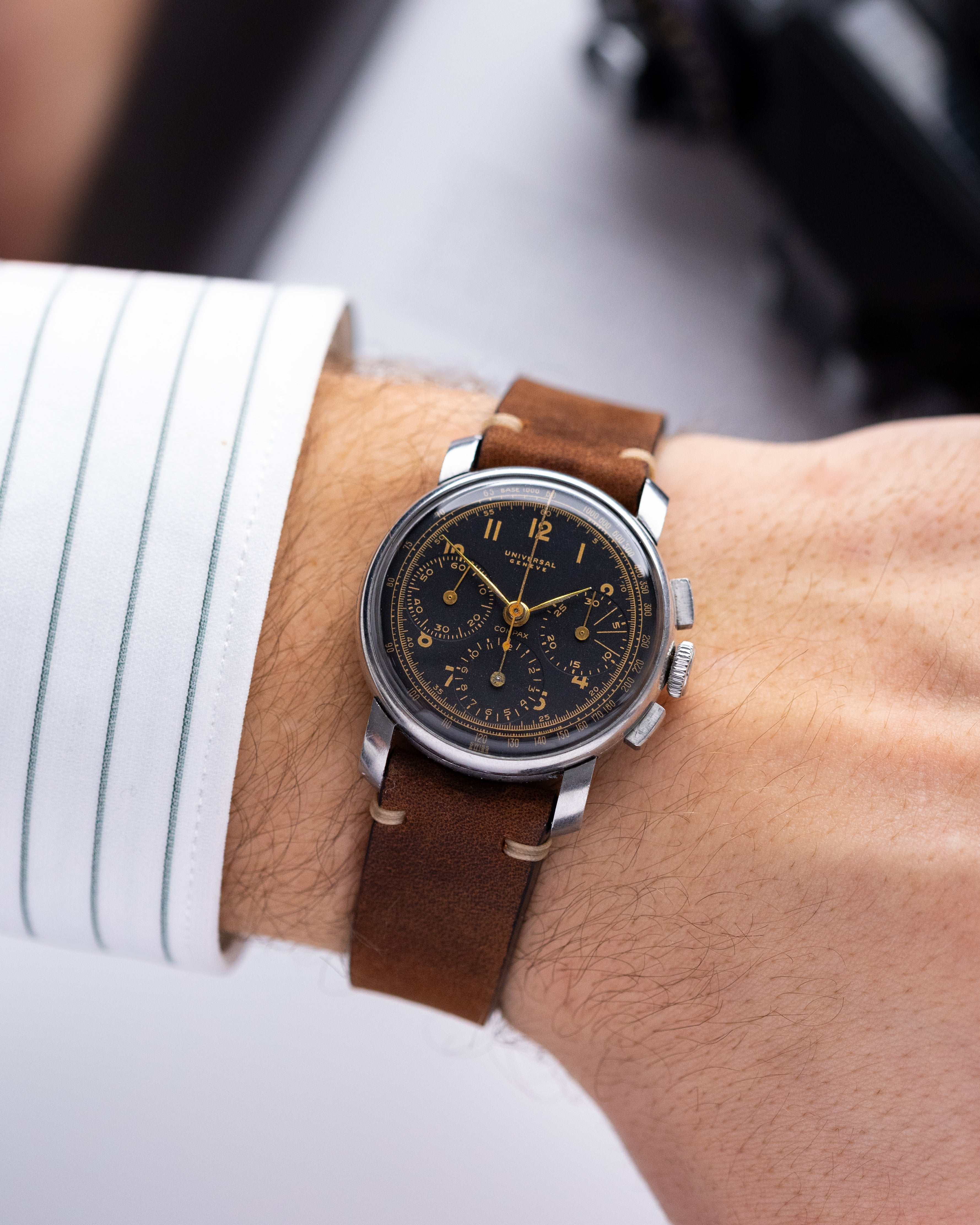 Vintage Universal Genève Compax, Chronograph, Triple Calendar, Cal. 283 from 1940's - DuMarko