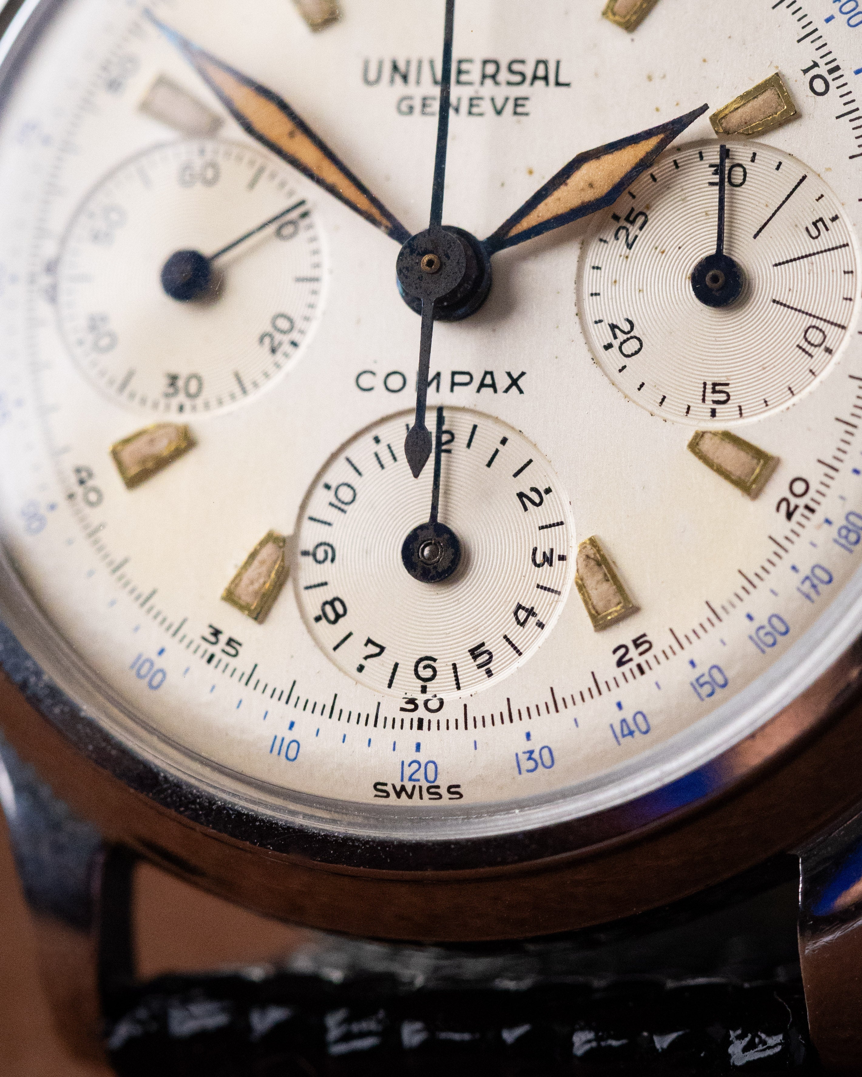Vintage Universal Genève Compax Ref. 22278, Chronograph Cal. 281, Original Radium Dial from 1940's - DuMarko