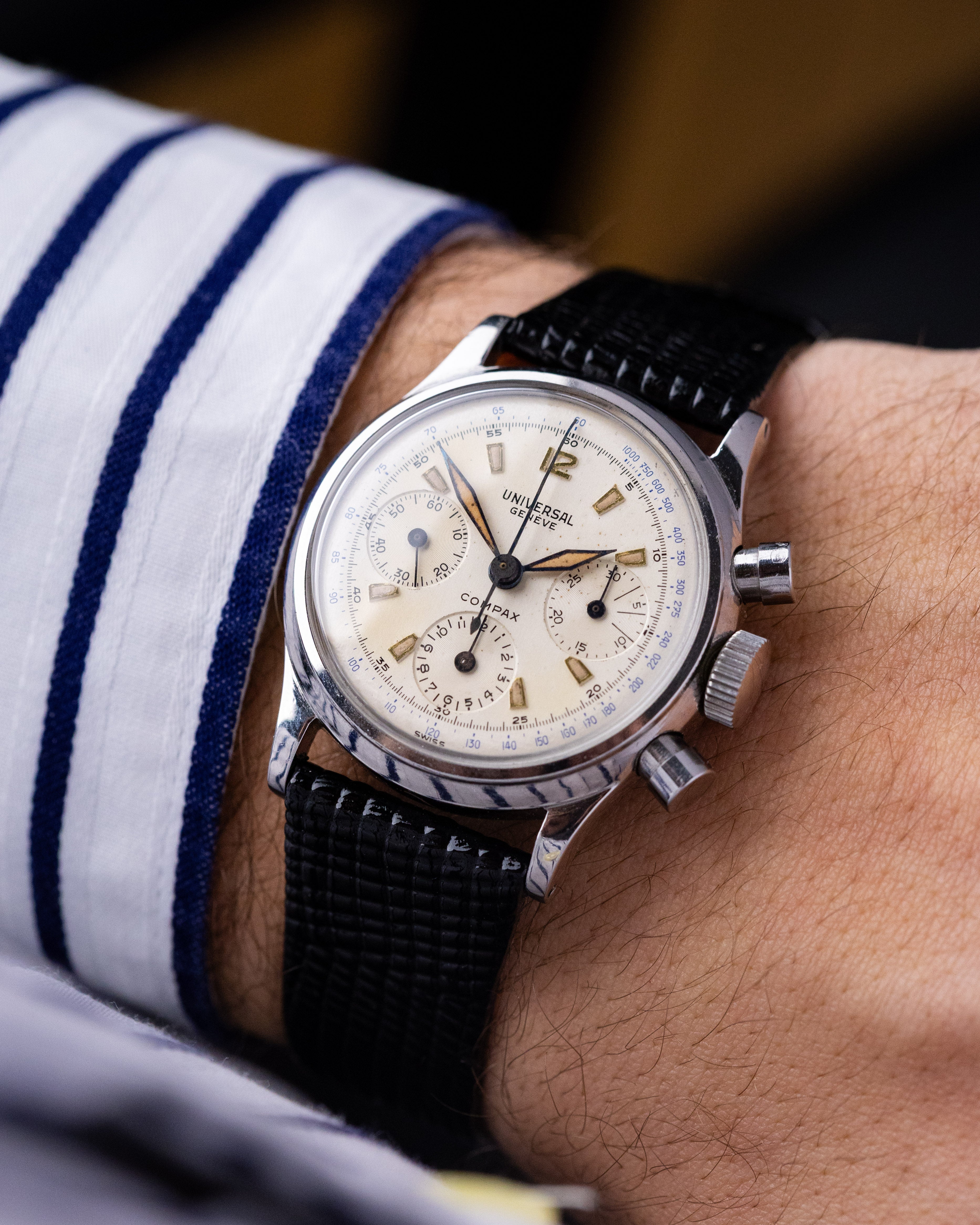 Vintage Universal Genève Compax Ref. 22278, Chronograph Cal. 281, Original Radium Dial from 1940's - DuMarko