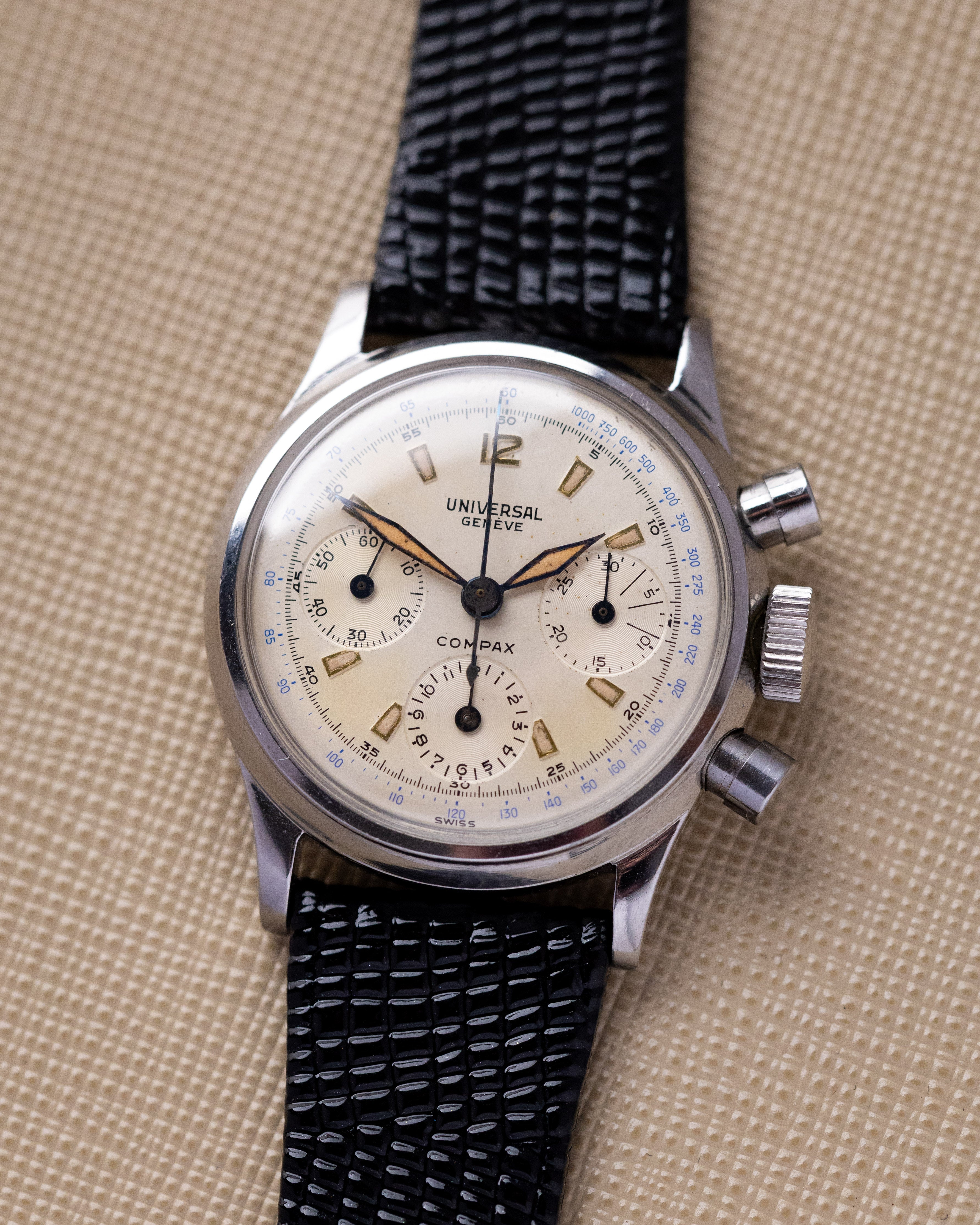 Vintage Universal Genève Compax Ref. 22278, Chronograph Cal. 281, Original Radium Dial from 1940's - DuMarko