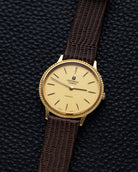 Vintage Universal Genève Dress Watch, Quartz, Extra Slim Gold - plated Case from 1980's - DuMarko