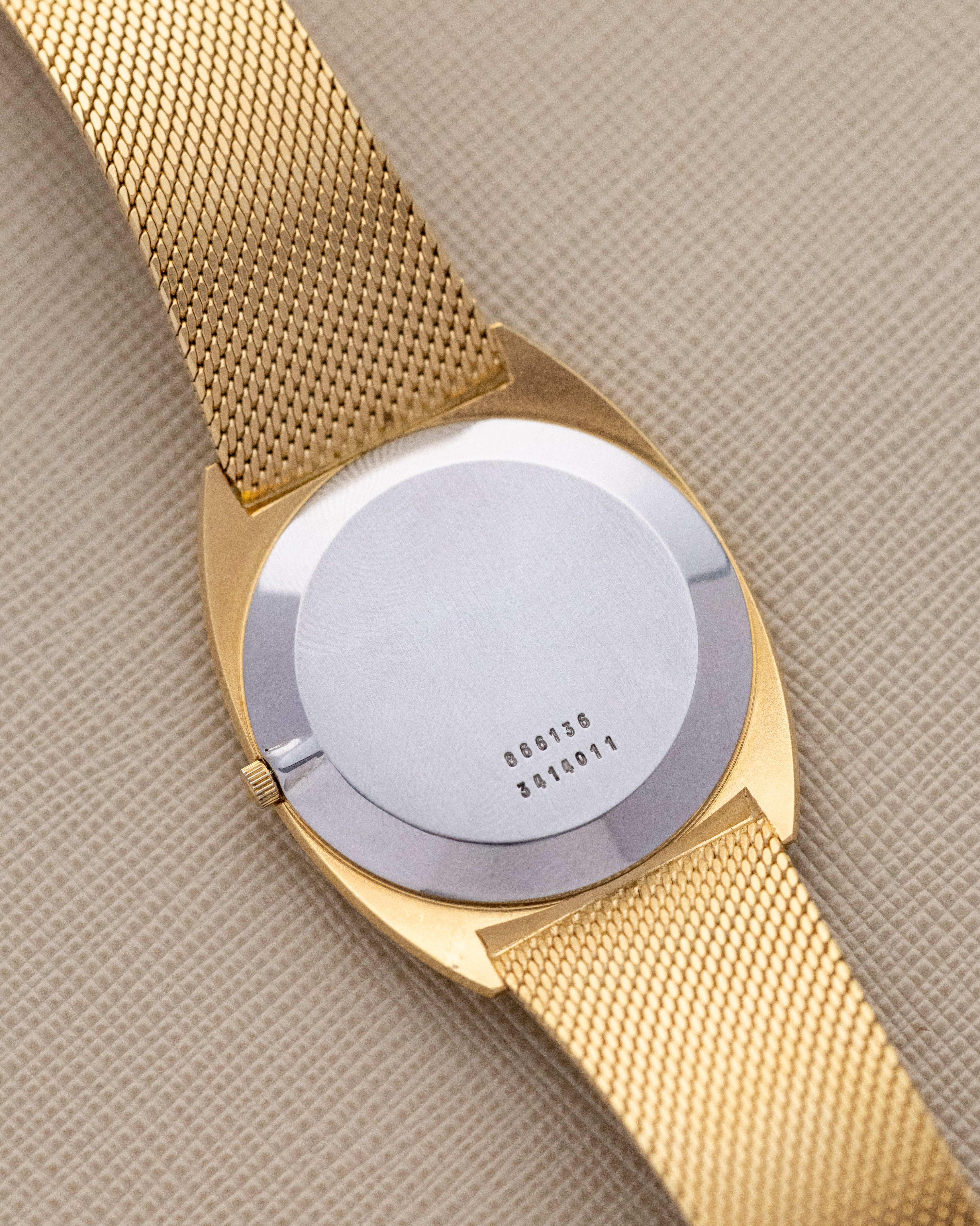 Vintage Universal Genève Gilt Shadow Automatic, Swiss Watch, Gold - plated C - Shape Case, Cal. 2 - 66 from 1970’s - DuMarko