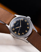 Vintage Universal Geneve Swiss Military Watch, Ref. 20724, Black Dial, Cal. 263 from 1944 - DuMarko