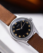 Vintage Universal Geneve Swiss Military Watch, Ref. 20724, Black Dial, Cal. 263 from 1944 - DuMarko