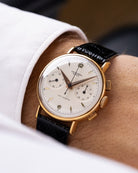Vintage Universal Genève Uni - Compax, 18K Solid Gold Chronograph with Square Pushers, Cal. 287 - DuMarko