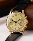 Vintage Universal Genève Uni - Compax Chronograph, Ref. 42402, Cal. 285, Patina Dial from 1942 - DuMarko