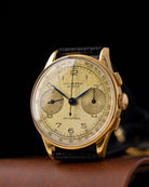 Vintage Universal Genève Uni - Compax Chronograph, Ref. 42402, Cal. 285, Patina Dial from 1942 - DuMarko