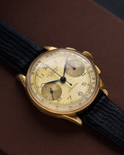 Vintage Universal Genève Uni - Compax Chronograph, Ref. 42402, Cal. 285, Patina Dial from 1942 - DuMarko