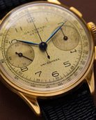 Vintage Universal Genève Uni - Compax Chronograph, Ref. 42402, Cal. 285, Patina Dial from 1942 - DuMarko