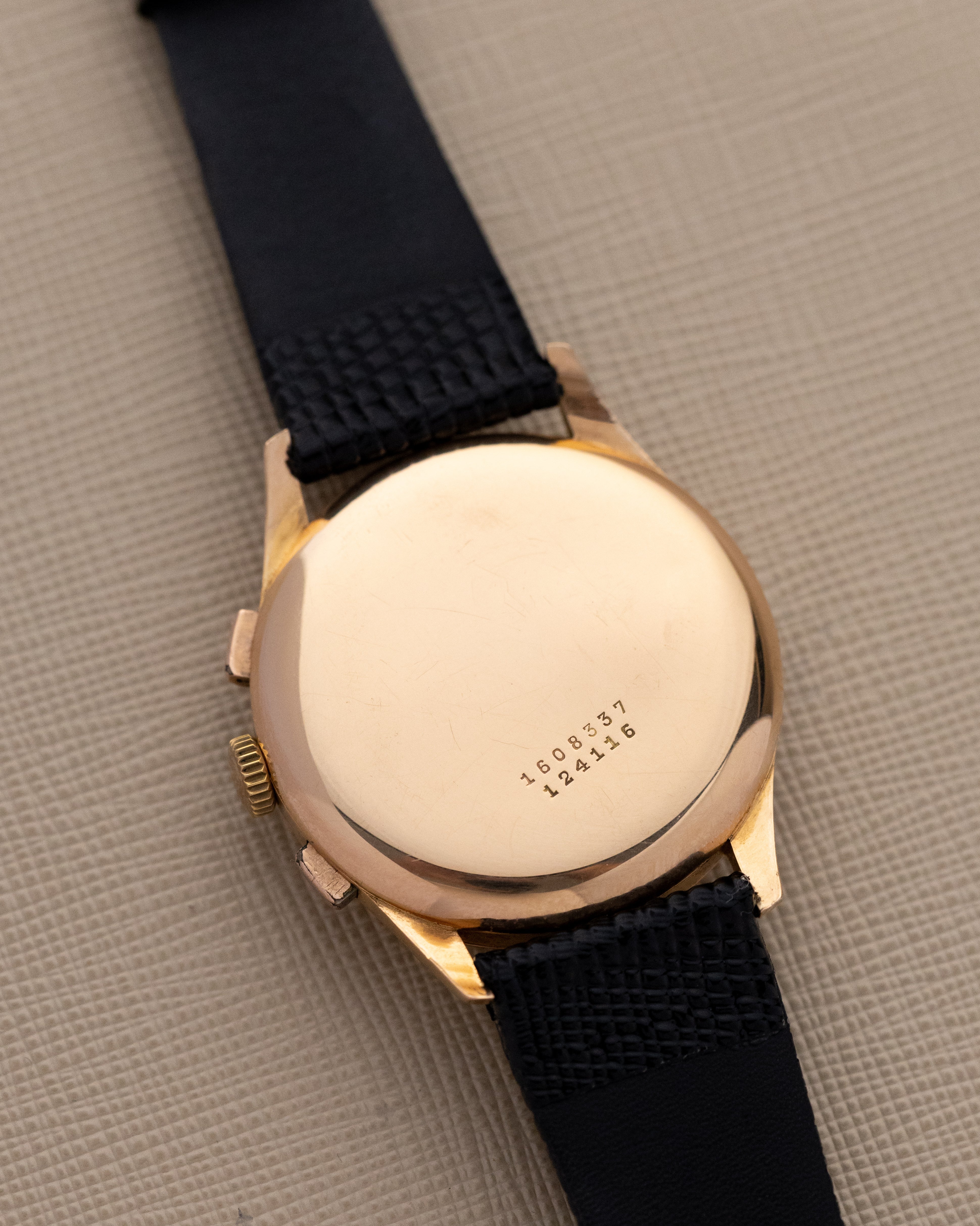 Vintage Universal Genève Uni - Compax, Jumbo 18K Rose Gold Case, Ref. 124116, Cal. 285 from 1950's - DuMarko
