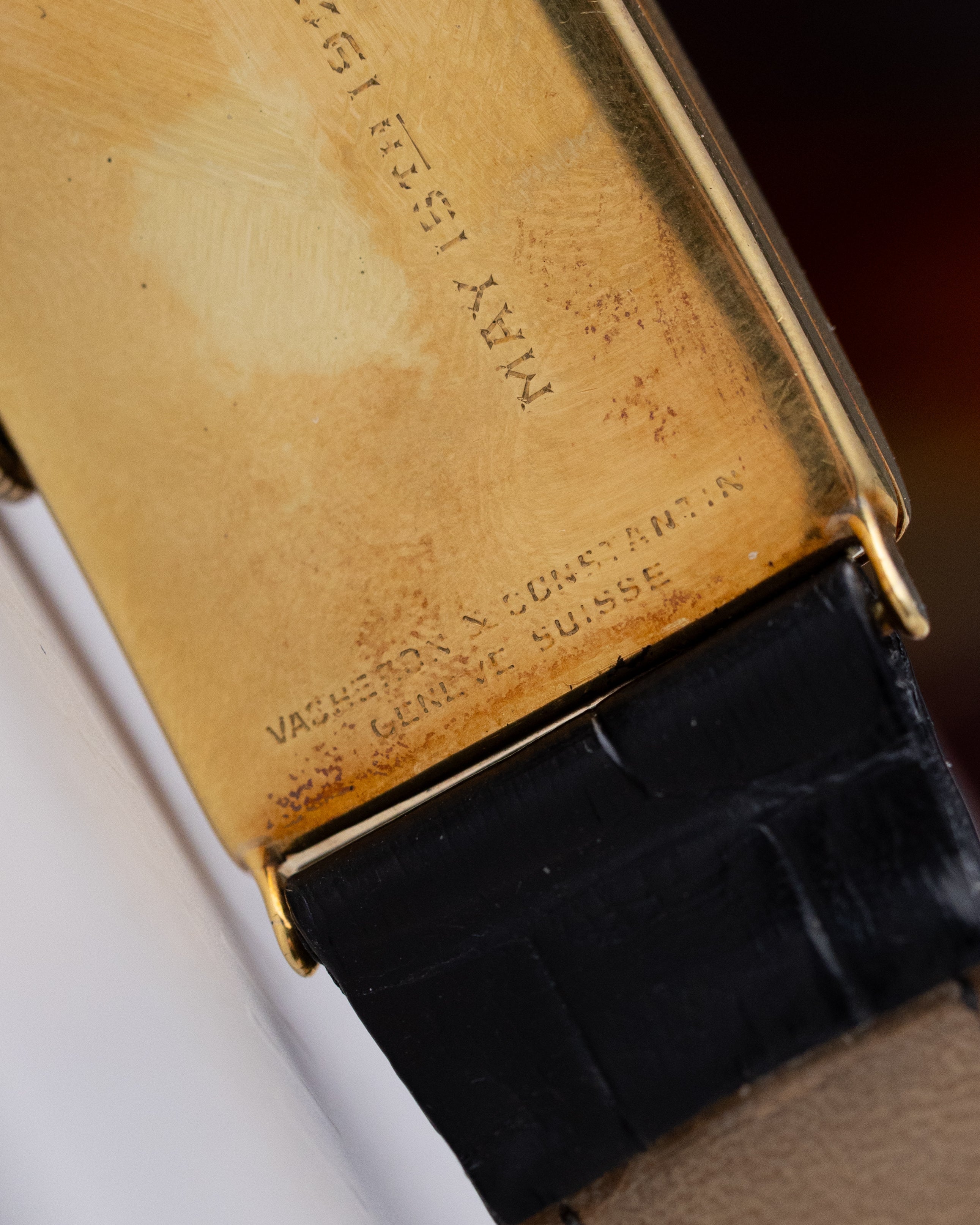 Vintage Vacheron Constantin Tonneau 18K Gold Case, Art Deco Tank, Swiss Watch from 1925 - DuMarko