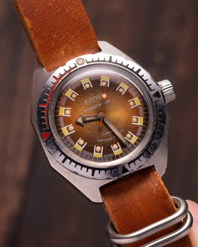 Vintage Vostok Amphibia, Soviet watch from 1970's - VintageDuMarko